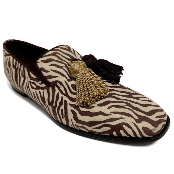 Jimmy Choo x Billy Porter Foxley Leather Men Size 11 US Loafers Shoes main image 5